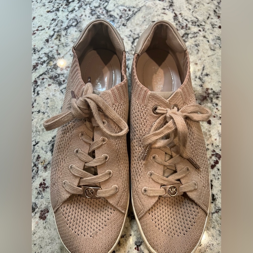 Pink sneakers